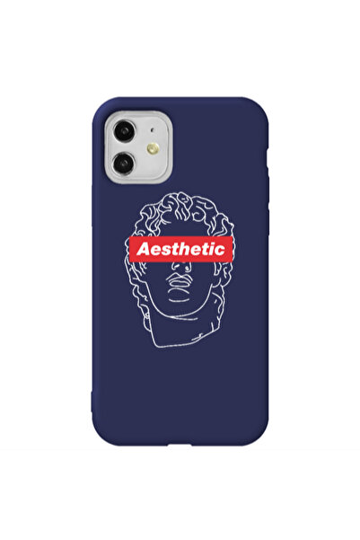 Other Apple iPhone 11 Aesthetic Dark blue Colored Silicone TPU Θήκη