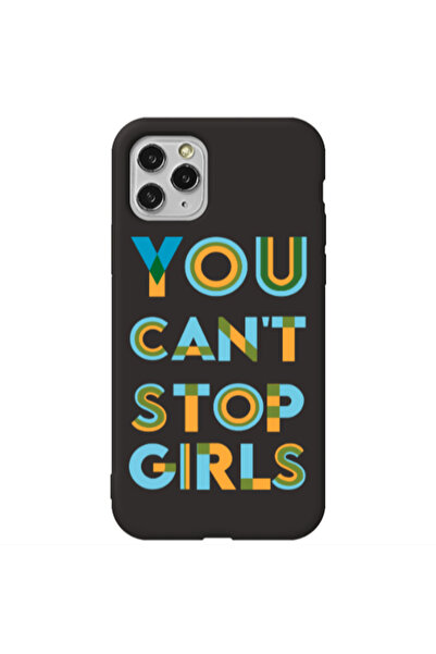 Other Apple iPhone 11 Pro You Cant Stop Girls Black Colored Silicone TPU Θήκη