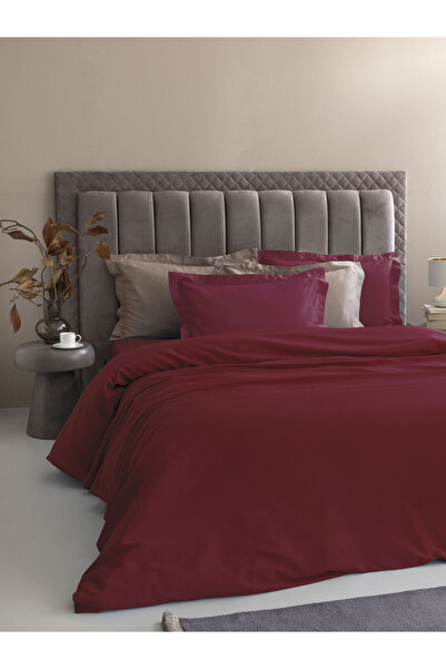 PALAMAIKI Σετ King Size Σεντόνια 285x270 Posh Sateen Bordo