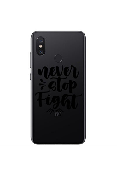 Other Xiaomi Mi 8 Never stop fight Transparent Silicone TPU Θήκη