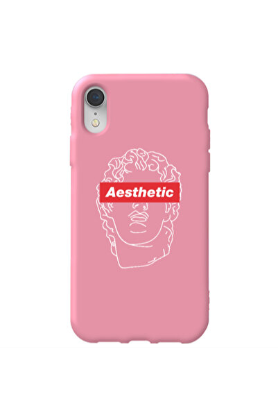 Other Apple iPhone Xr Aesthetic Pink Colored Silicone TPU Θήκη