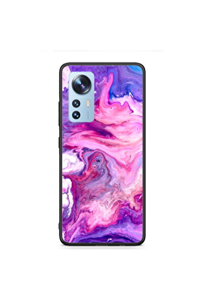 Other Xiaomi Mi 12 Marble art Black Glossy Θήκη