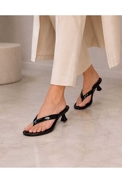 CİMİLİ SHOES Women's Flip-Flop Heeled Slippers Orthopedic Women's Sandals