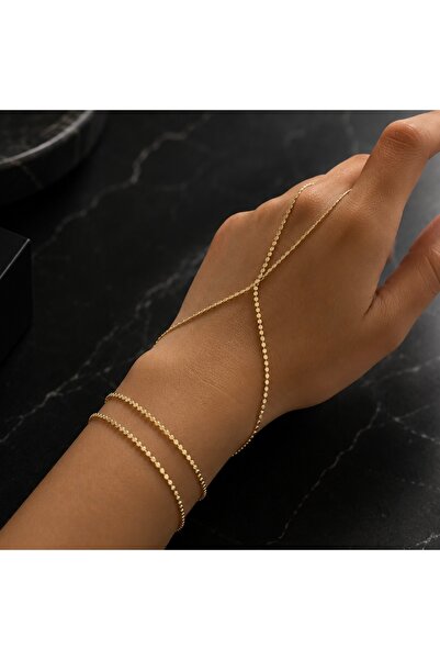 ANGELLOOP ACCESSORY Gold Stainless Steel Chain Shameran-Sent with Microfiber ...