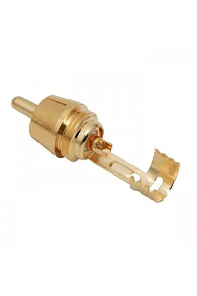 OEM Mufa RCA tata contact aurit cablu 8mm inel rosu