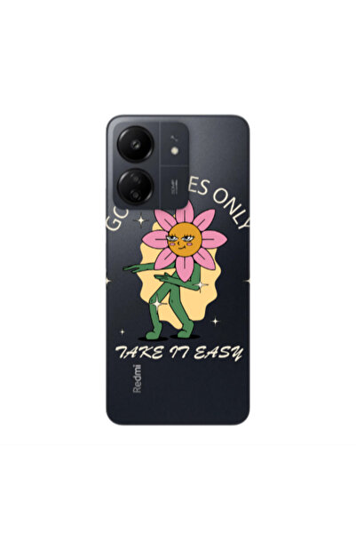 Other Xiaomi Redmi 13C Good Vibes Only Transparent Silicone TPU Θήκη