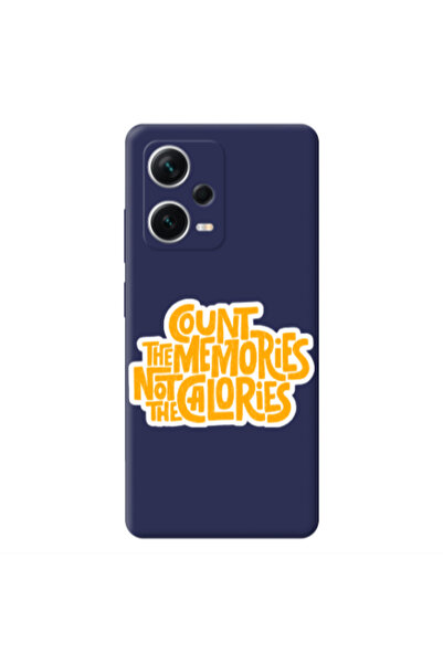 Other Xiaomi Poco X5 Count the memories not the calories Dark blue Colored Si...