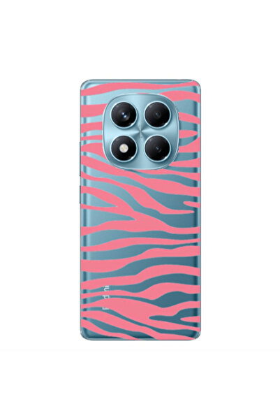 Other Xiaomi Redmi Note 14 Pro Pink Zebra Transparent Silicone TPU Θήκη