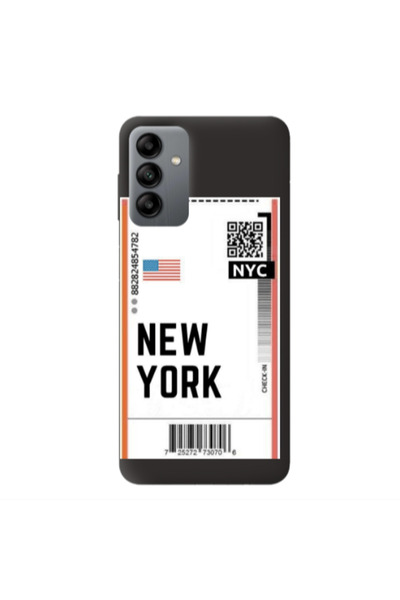 Other Samsung A04S New York NYC Black Colored Silicone TPU Θήκη