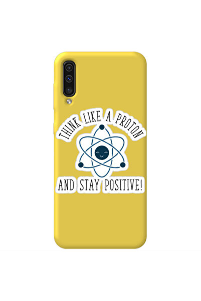 Other Samsung A70 THINK LIKE Yellow Colored Silicone TPU Θήκη