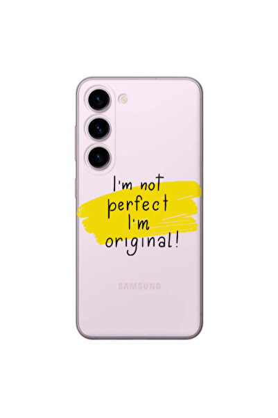 Other Samsung S23 Plus I m not perfect Transparent Silicone TPU Θήκη
