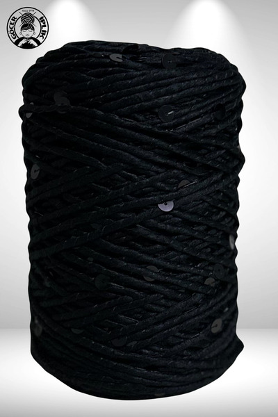 Göçer İplik Since Sequin Raffia 6mm Sequins Premium 200 Meter String Bag Stri...