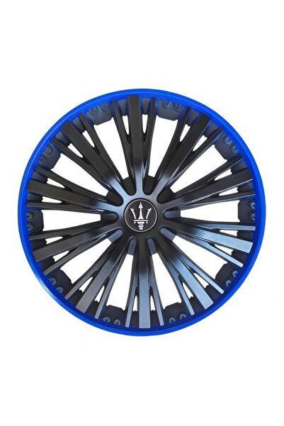Avex Set de 4 capace de roată VELAR Pulse Blue, design sportiv cu accente alb...