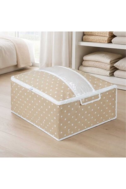 Simple Living Pencereli Small Boy Hurç - Bej - 62x46x22 cm