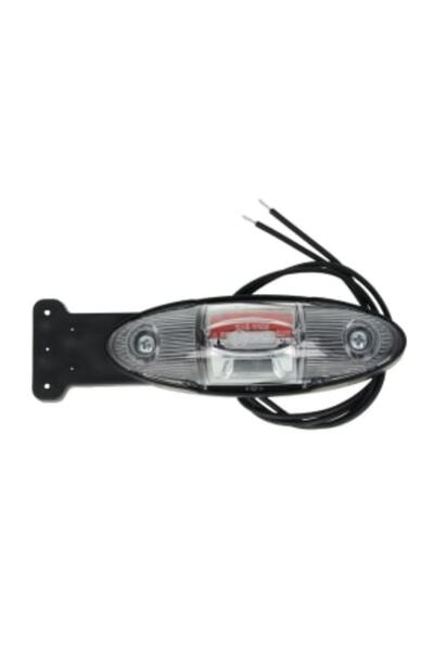 WAS Lampa Gabarit Stanga Alb/Rosu Led 12/24v (cu Balama