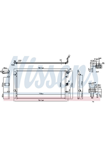 Nissens Radiator Condensator Aer Conditionat FORD ECOSPORT/FIESTA 7/PUMA