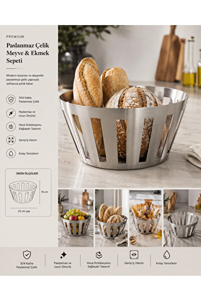 PALU GASTRO Premium 304 Quality Stainless Steel Multi-Purpose Presentation Ca...