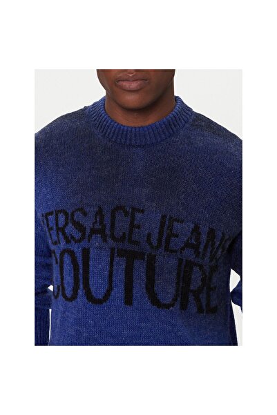 VERSACE JEANS COUTURE Pulover bărbătesc 79GAFM05 CMF29 Albastru