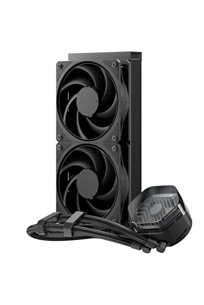Cooler Master MasterLiquid ATMOS Stealth AIO Ψύκτρα CPU, 2x MOBIUS 120mm, Μαύρο