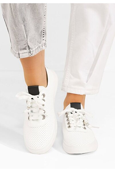 B T Shoes Adidași de damă Candysa V2 albi