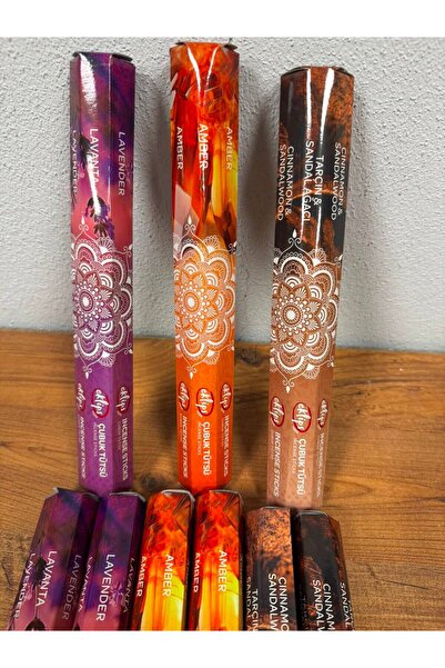 HOBİ TÜTSÜ LAVANTA-TARÇIN SANDAL AĞACI-AMBER 20 Lİ PAKETLER