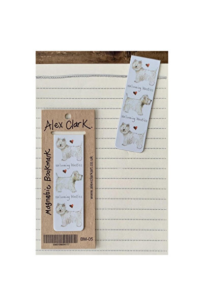 Alex Clark Semn de carte magnetic West Highland multicolor 4.4x11.4cm
