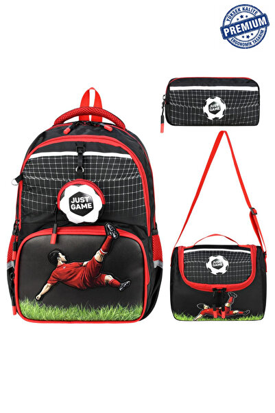 Speedy Bags Ultra Luxury Boy's Röveşata Design Primary School Bag with Back S...