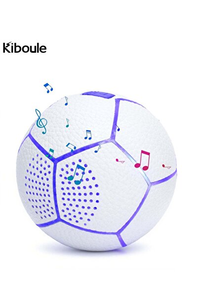 Kiboule مكبر صوت بلوتوث على شكل كرة قدم مضيء ومضيء في الظلام، هدايا رياضية لم...