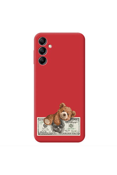 Other Samsung A24 Money Style Red Colored Silicone TPU Θήκη