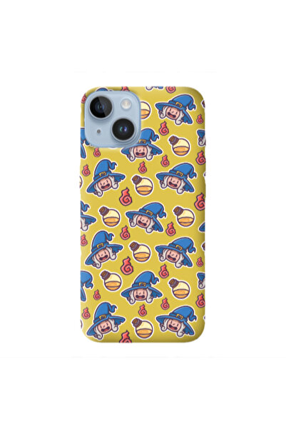 Other Apple iPhone 14 Plus Sweet Witch Yellow Colored Silicone TPU Θήκη