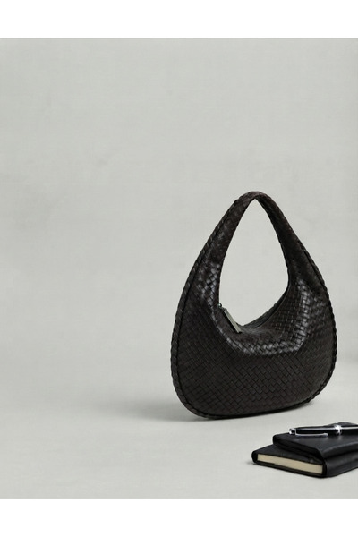 Ose Crescent Braided Arm and Shoulder Bag