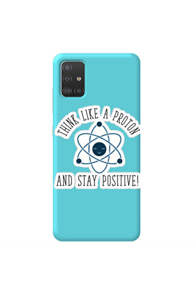 Other Samsung A51 THINK LIKE Turquoise Colored Silicone TPU Θήκη