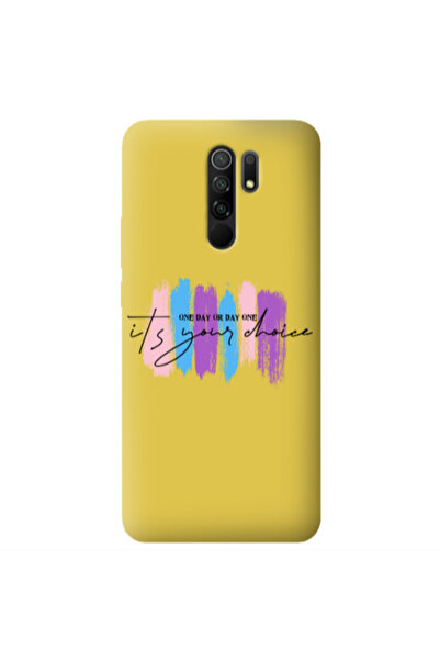 Other Xiaomi Redmi 9 One Day Or Day One Yellow Colored Silicone TPU Θήκη