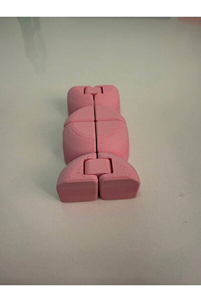 MMD 3D İNFİNİTY BALL - STRES KÜPÜ - PASTEL PEMBE (39 mm -80 mm)