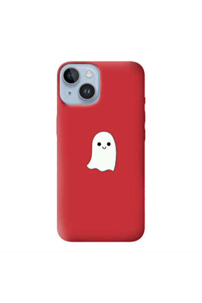 Other Apple iPhone 14 Plus Ghost Red Colored Silicone TPU Θήκη