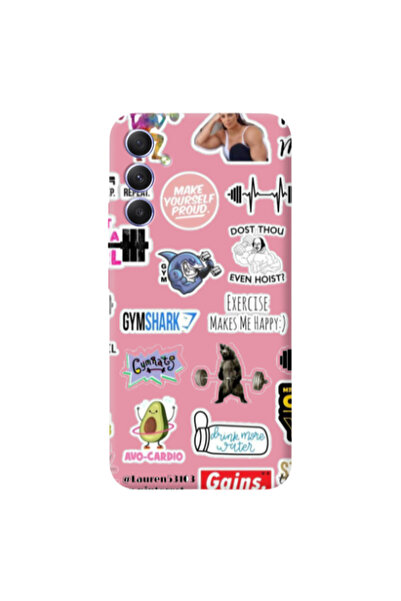 Other Samsung A34 Mixed up 2 Pink Colored Silicone TPU Θήκη