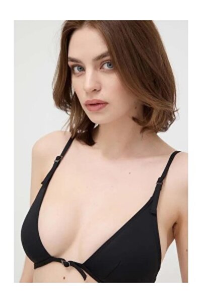 Calvin Klein TRIANGLE-RP Siyah Kadın Bikini Üstü