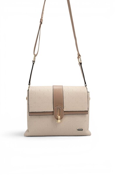 Silver Polo Beige - Latte Fashion Women's Crossbody Bag Sp1287