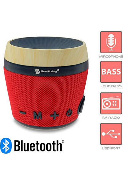 OEM Νέο Ηχείο Bluetooth Rixing NR-1018 5W με Ραδιόφωνο και Διάρκεια Μπαταρίας...
