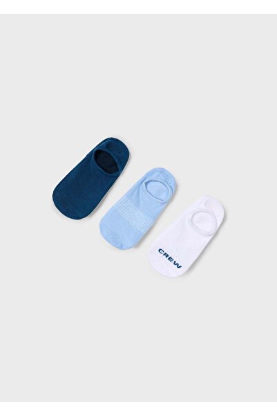 MAYORAL Boy's Sock Set 3-Piece White - Blue