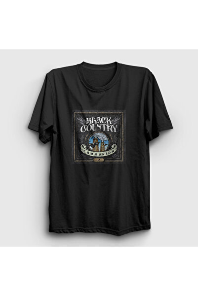 ZOKAWEAR Unisex Black Black Country Communion 2 T-Shirt 446Zw