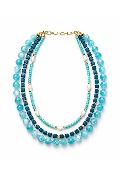 CHARMLUCKY Colorful Multi-Bead Necklace
