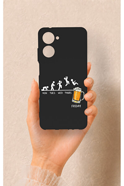 Vip Case Realme 10 Uyumlu Fun Day Friday Desenli Silikon Kılıf