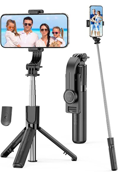 Arabest Selfie Stick,4 in 1 Extendable Phone Tripod Stand with Detachable Wir...