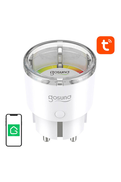 Gosund Priză inteligentă Wifi Sp111 3680W 16A pentru control electronic la di...