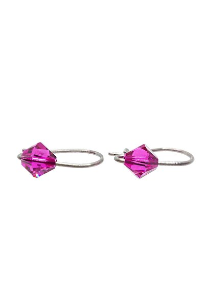 Migati Cercei titan pentru copii Swarovski Fuchsia