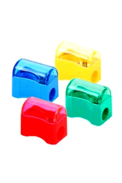 Puti Pencil Sharpener with Cover Small Assorted - 10 Pieces