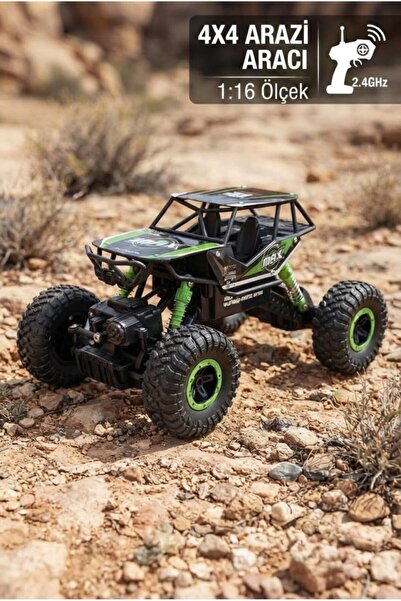 Tıfıl Toys Racing Crew MAX Rock Crawler 1:16 Ölçek 4WD Uzaktan Kumandalı Araz...