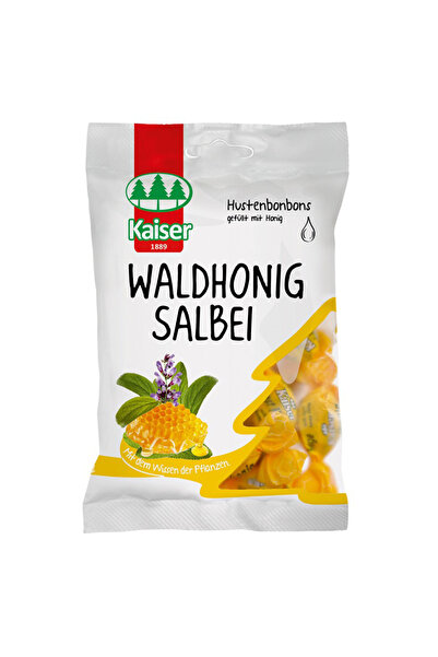 KAISER Waldhonig Καραμέλες Φασκόμηλου με Φασκόμηλο & Μέλι 90γρ