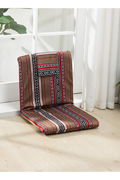 Lawazim Saudi Style Floor Majlis Chair 89x45x5cm with Adjustable Backrest and...